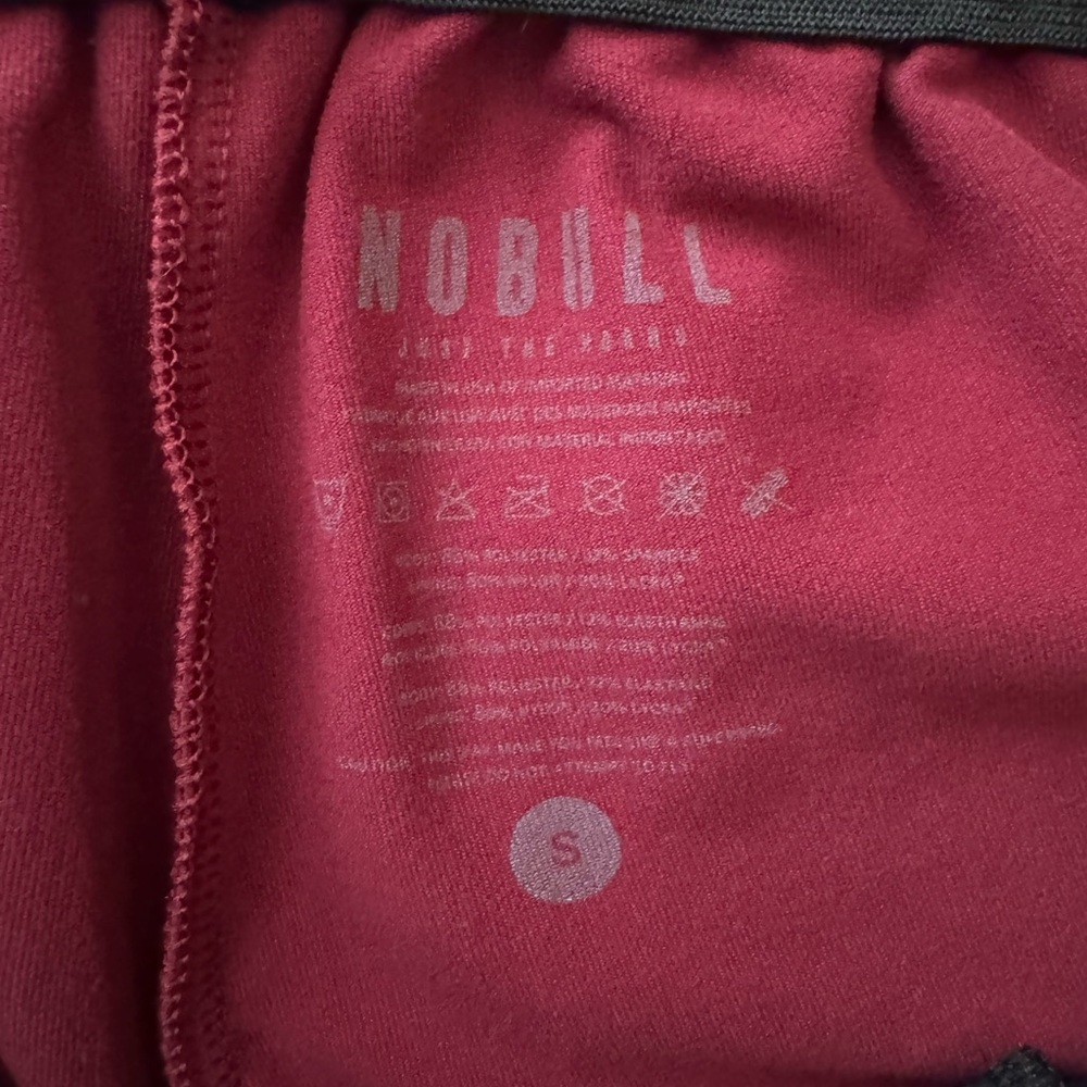 NOBULL Men's Burgundy Joggers - Picture 4 of 4